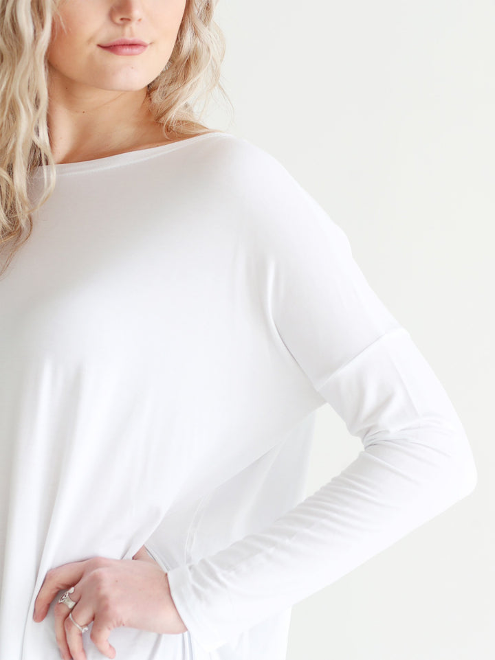 White Long Sleeve Tunic