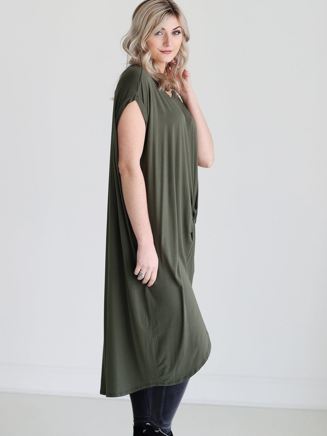 Army DLMN Knotted High-Low Top