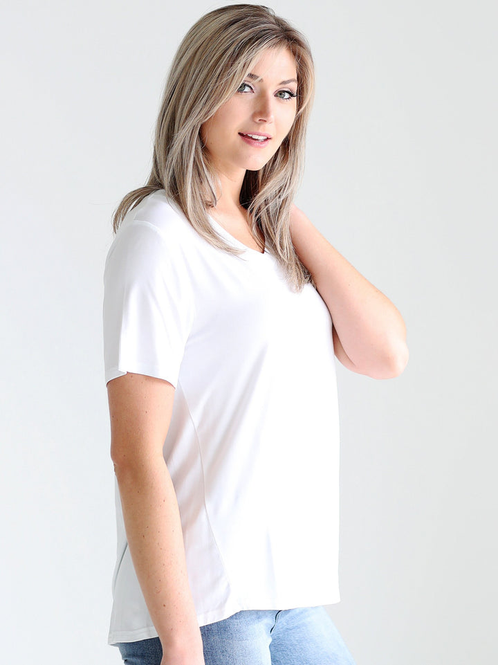 Pre-Order - DLMN Boyfriend V-Neck Tee