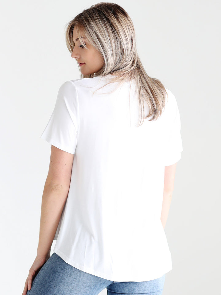 Pre-Order - DLMN Boyfriend V-Neck Tee