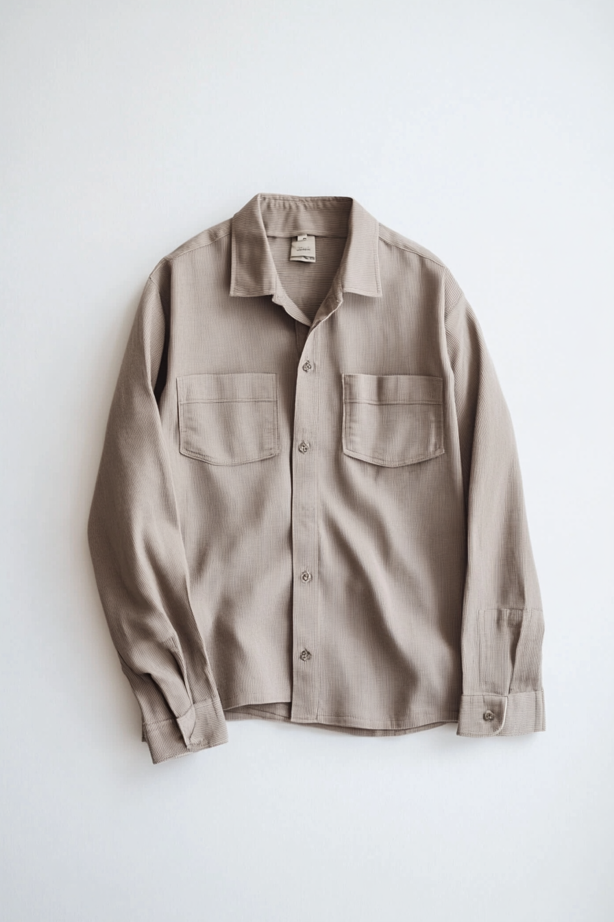 The Hana Overshirt flat lay