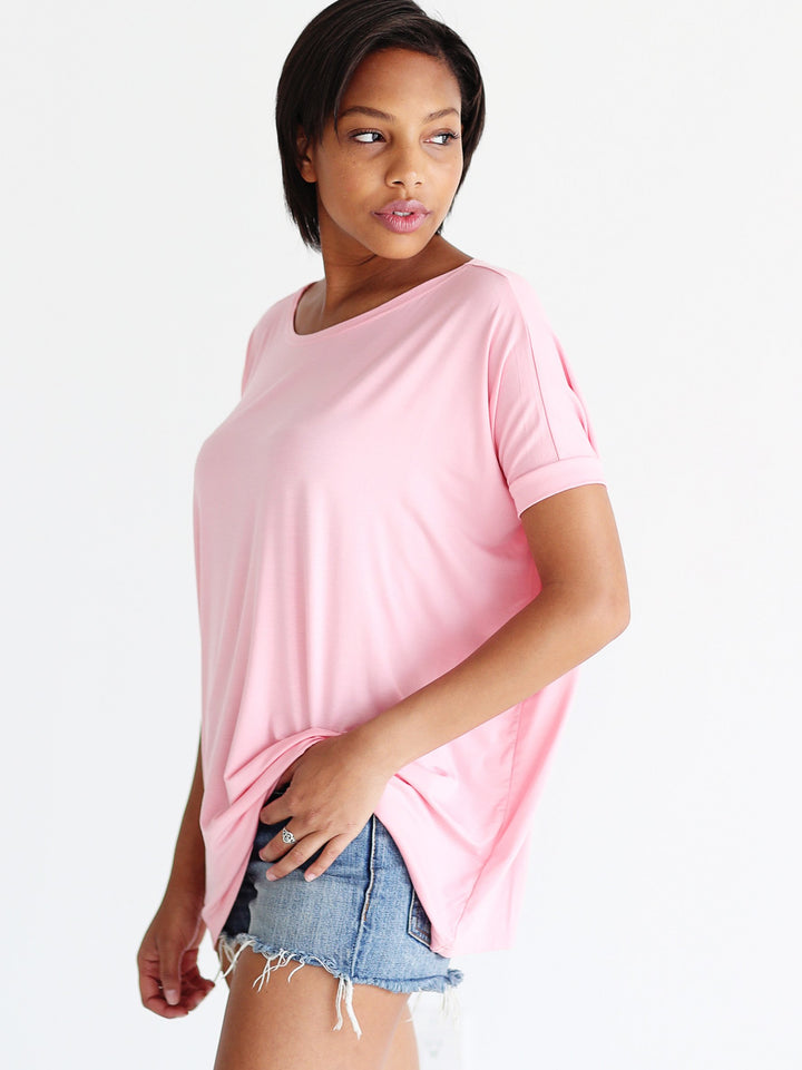 Rose Quartz Short Sleeve Top