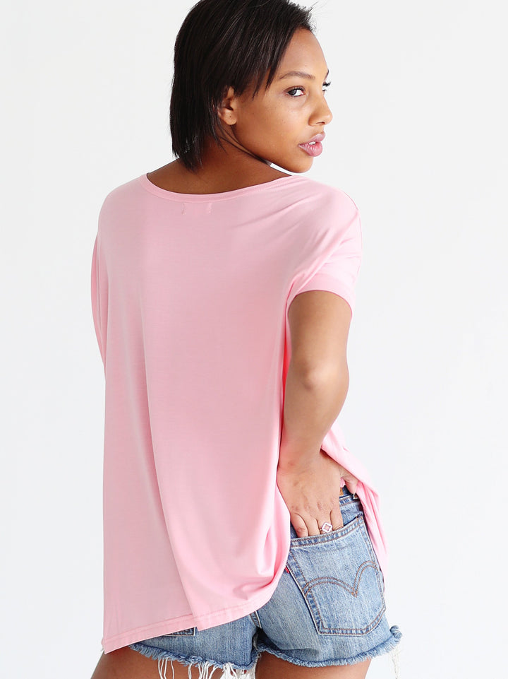 Rose Quartz Short Sleeve Top